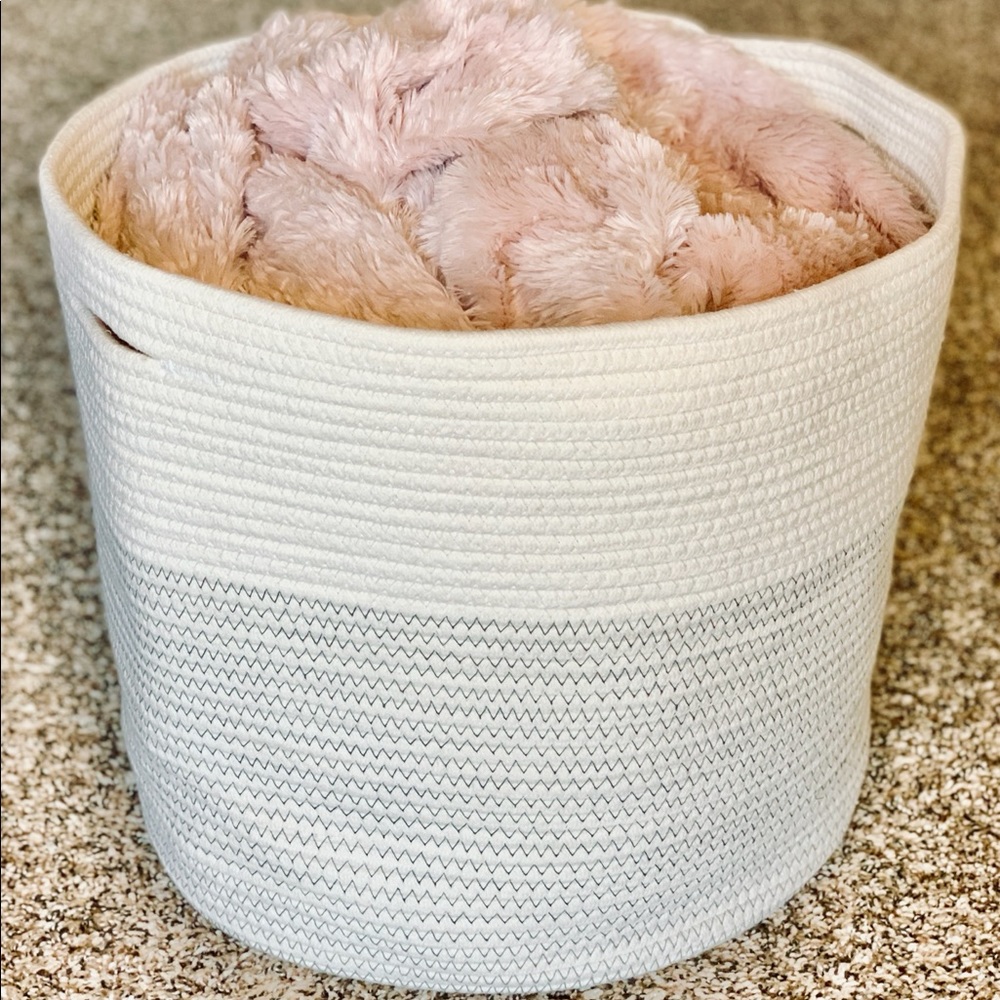 🧺 Storage Basket 🧺 with Imperfect Stitching